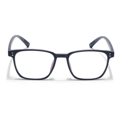 Eyejack Canment Navy Blue Square Eyeglasses for Men & Women (CM20024FCL1872-C5)