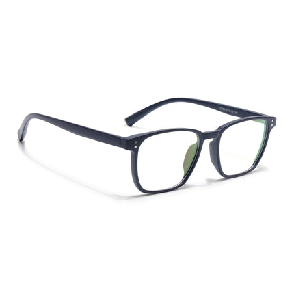 Eyejack Canment Navy Blue Square Eyeglasses for Men & Women (CM20024FCL1872-C5)