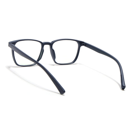 Eyejack Canment Navy Blue Square Eyeglasses for Men & Women (CM20024FCL1872-C5)