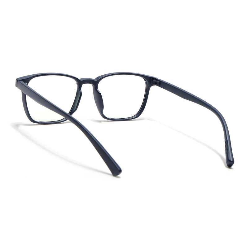 Eyejack Canment Navy Blue Square Eyeglasses for Men & Women (CM20024FCL1872-C5)