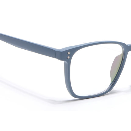 Eyejack Canment Sky Blue Square Eyeglasses for Men & Women (CM20024FCL1873-C6)