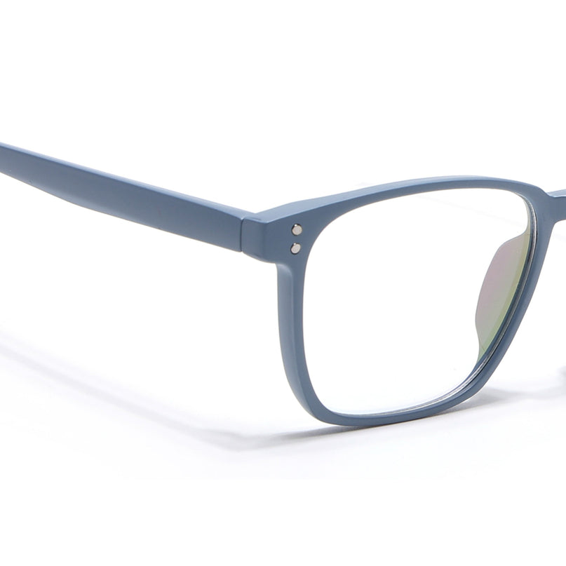 Eyejack Canment Sky Blue Square Eyeglasses for Men & Women (CM20024FCL1873-C6)