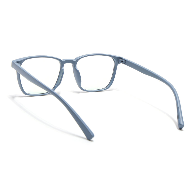 Eyejack Canment Sky Blue Square Eyeglasses for Men & Women (CM20024FCL1873-C6)