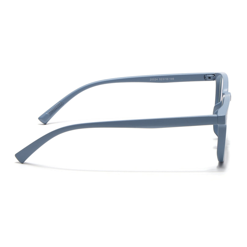 Eyejack Canment Sky Blue Square Eyeglasses for Men & Women (CM20024FCL1873-C6)
