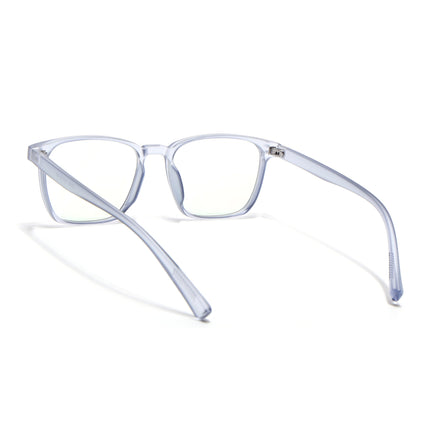 Eyejack Canment Blue Square Eyeglasses for Men & Women (CM20024FCL1874-C7)