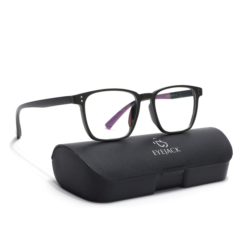 Eyejack Canment Olive Square Eyeglasses for Men & Women (CM20024FCL1875-C8)
