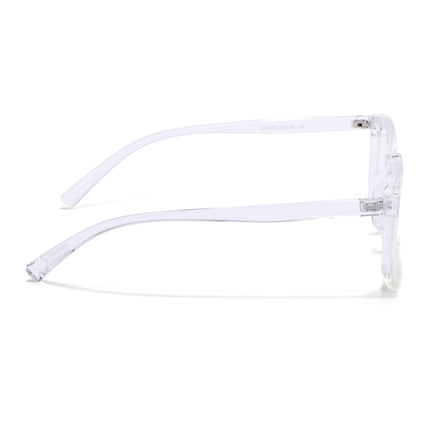 Eyejack Canment Transparent Square Eyeglasses for Men & Women (CM20024FCL1876-C9)