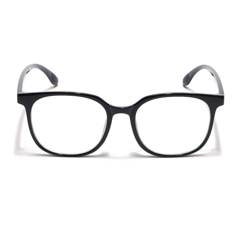 Eyejack Canment Shine Black Round Eyeglasses for Men & Women (CM20030FCL1878-C1)