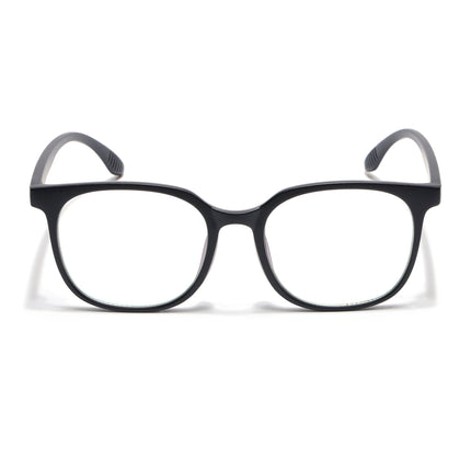 Eyejack Canment Matt Black Round Eyeglasses for Men & Women (CM20030FCL1879-C2)