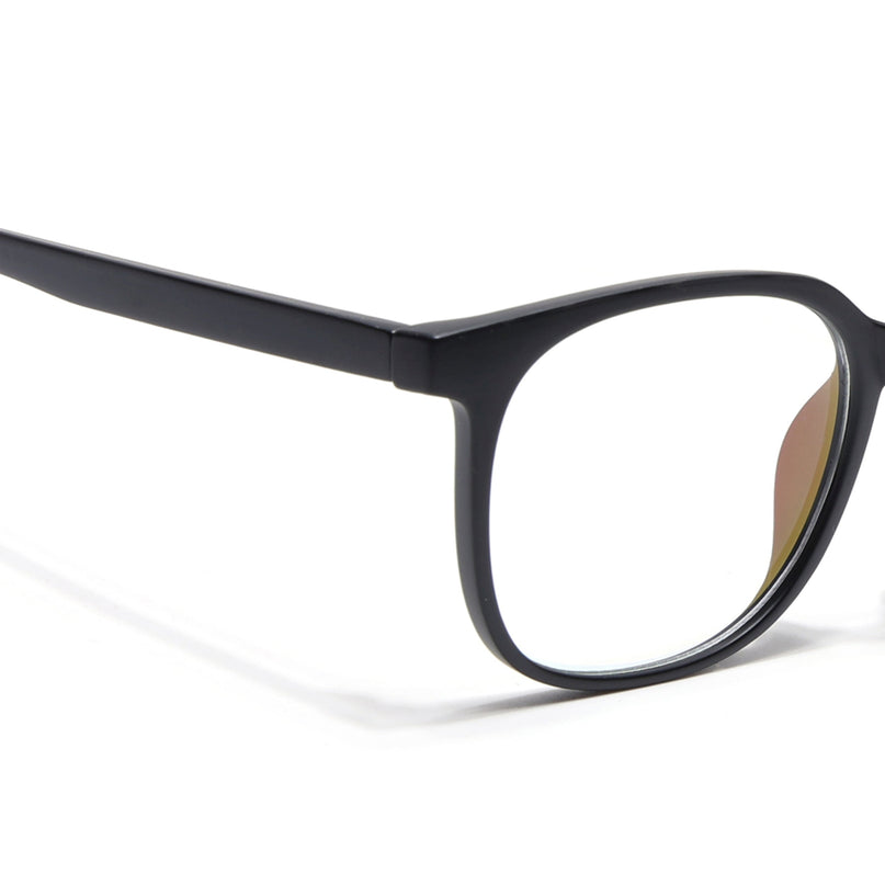 Eyejack Canment Matt Black Round Eyeglasses for Men & Women (CM20030FCL1879-C2)