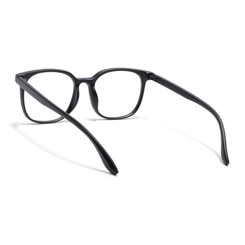 Eyejack Canment Matt Black Round Eyeglasses for Men & Women (CM20030FCL1879-C2)