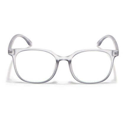 Eyejack Canment Grey Round Eyeglasses for Men & Women (CM20030FCL1880-C3)