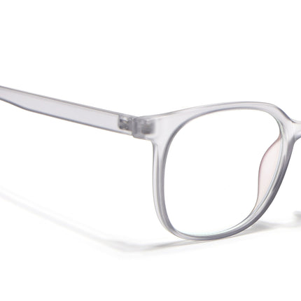Eyejack Canment Grey Round Eyeglasses for Men & Women (CM20030FCL1880-C3)