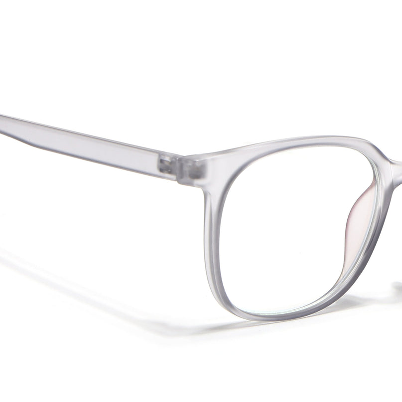 Eyejack Canment Grey Round Eyeglasses for Men & Women (CM20030FCL1880-C3)