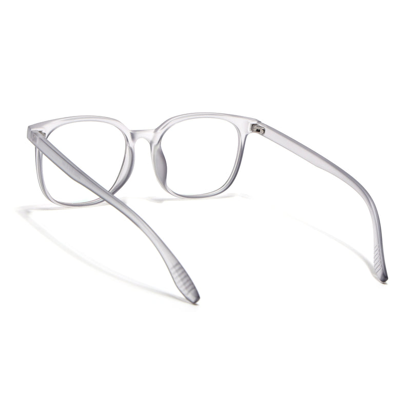 Eyejack Canment Grey Round Eyeglasses for Men & Women (CM20030FCL1880-C3)