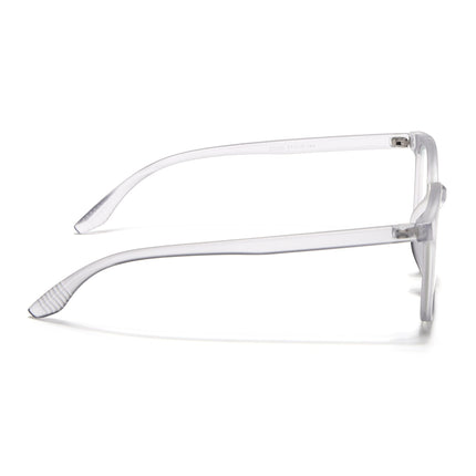 Eyejack Canment Grey Round Eyeglasses for Men & Women (CM20030FCL1880-C3)