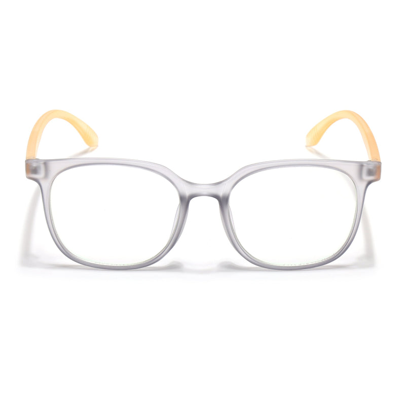 Eyejack Canment Grey Round Eyeglasses for Men & Women (CM20030FCL1881-C4)