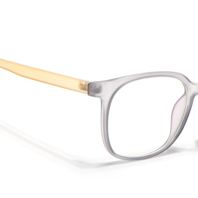 Eyejack Canment Grey Round Eyeglasses for Men & Women (CM20030FCL1881-C4)