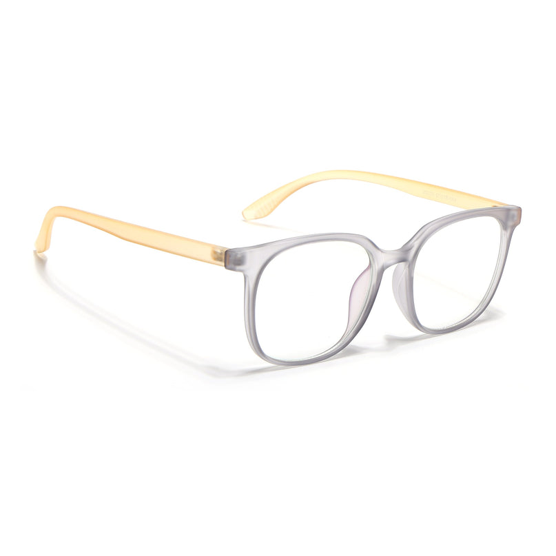 Eyejack Canment Grey Round Eyeglasses for Men & Women (CM20030FCL1881-C4)