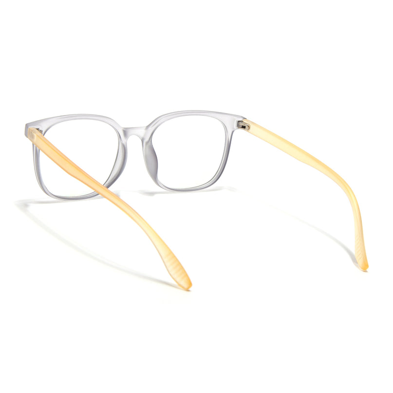 Eyejack Canment Grey Round Eyeglasses for Men & Women (CM20030FCL1881-C4)