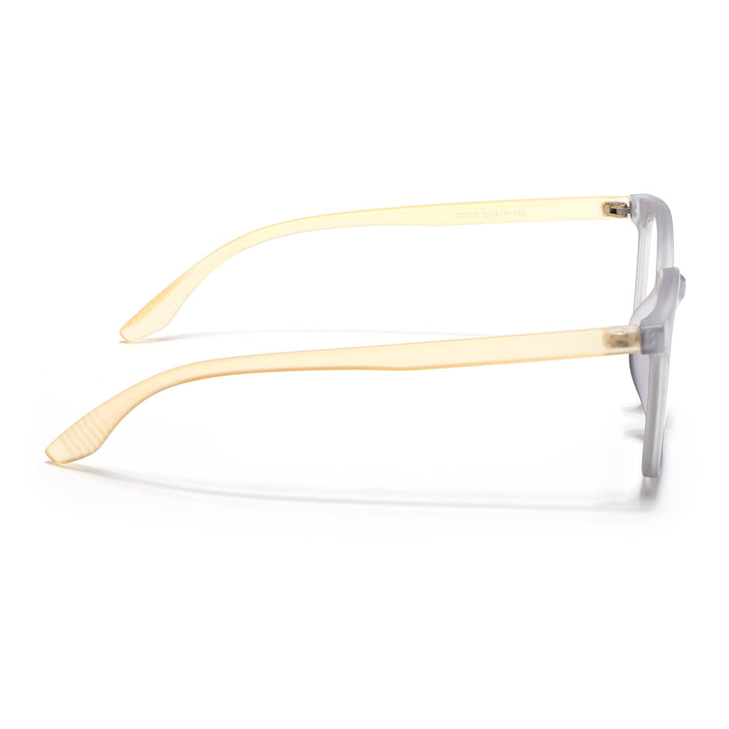 Eyejack Canment Grey Round Eyeglasses for Men & Women (CM20030FCL1881-C4)