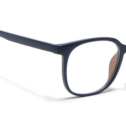 Eyejack Canment Navy Blue Round Eyeglasses for Men & Women (CM20030FCL1882-C5)