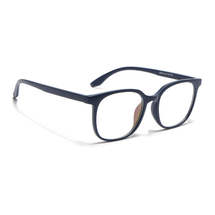 Eyejack Canment Navy Blue Round Eyeglasses for Men & Women (CM20030FCL1882-C5)