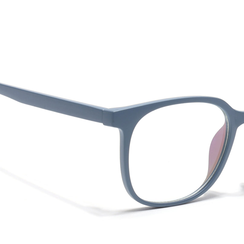 Eyejack Canment Sky Blue Round Eyeglasses for Men & Women (CM20030FCL1883-C6)