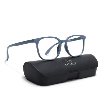 Eyejack Canment Sky Blue Round Eyeglasses for Men & Women (CM20030FCL1883-C6)