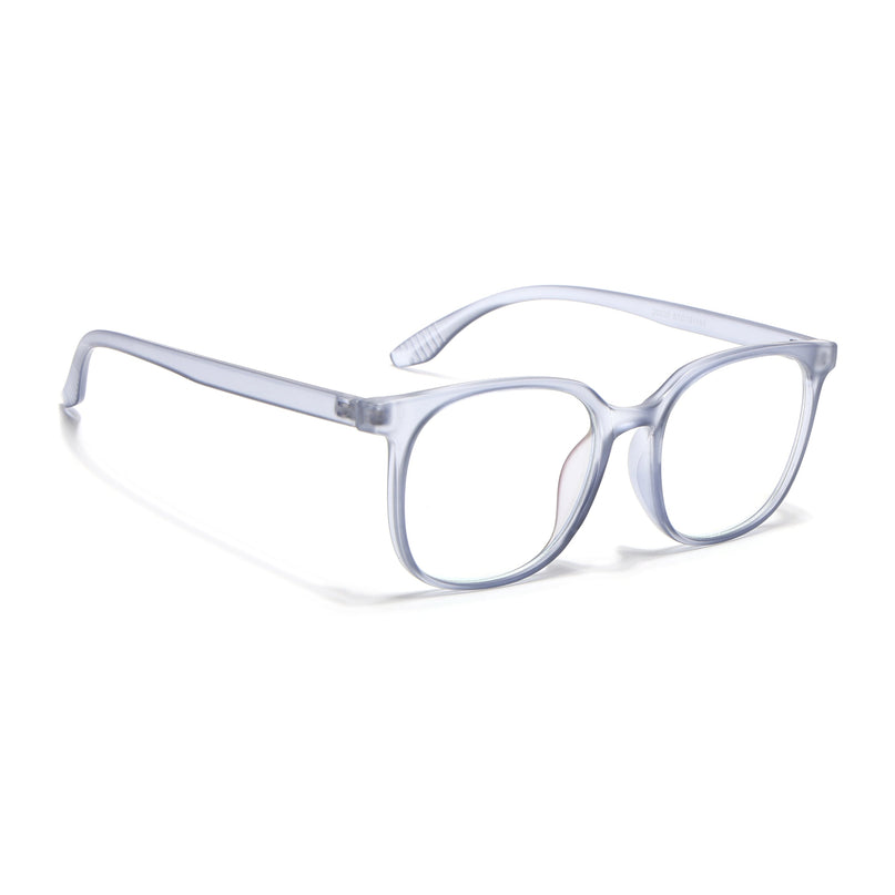 Eyejack Canment Blue Round Eyeglasses for Men & Women (CM20030FCL1884-C7)