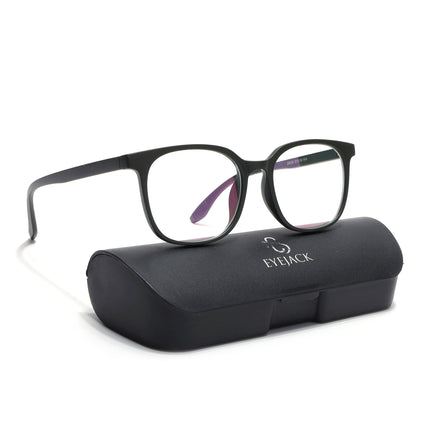Eyejack Canment Olive Round Eyeglasses for Men & Women (CM20030FCL1885-C8)