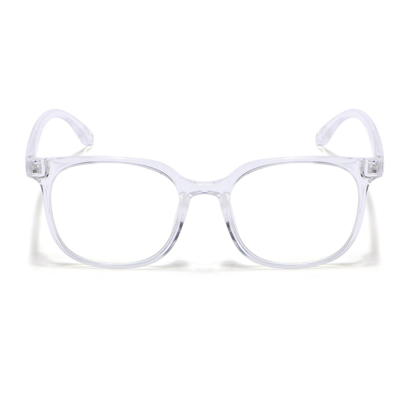 Eyejack Canment Transparent Round Eyeglasses for Men & Women (CM20030FCL1886-C9)
