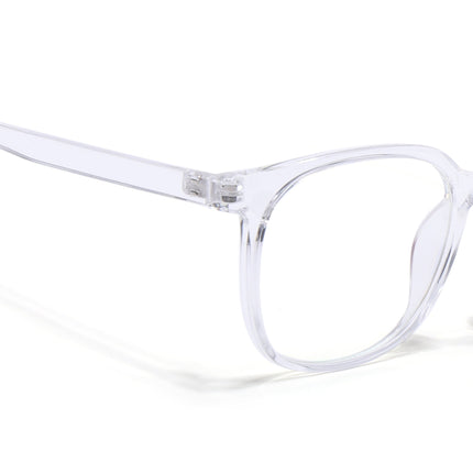 Eyejack Canment Transparent Round Eyeglasses for Men & Women (CM20030FCL1886-C9)
