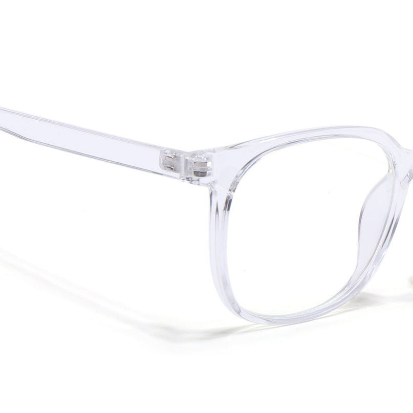 Eyejack Canment Transparent Round Eyeglasses for Men & Women (CM20030FCL1886-C9)