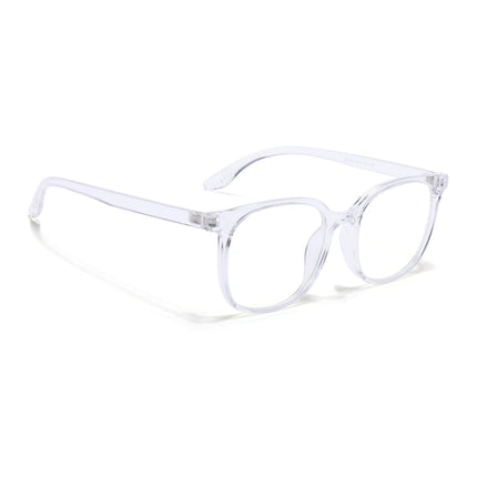 Eyejack Canment Transparent Round Eyeglasses for Men & Women (CM20030FCL1886-C9)