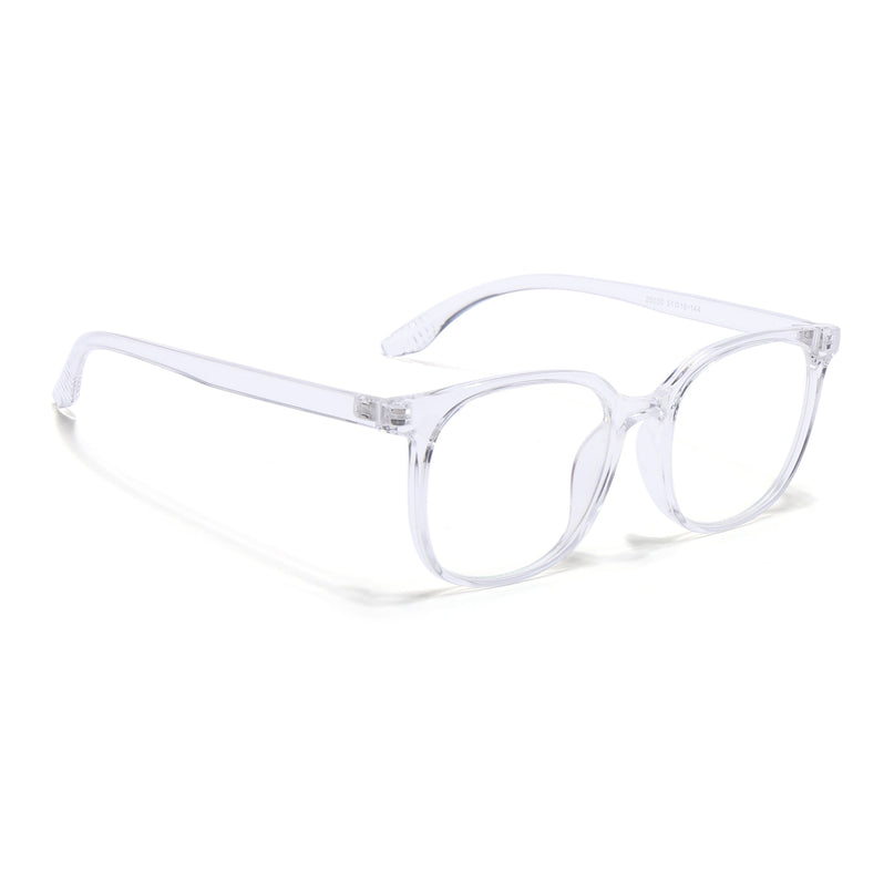 Eyejack Canment Transparent Round Eyeglasses for Men & Women (CM20030FCL1886-C9)