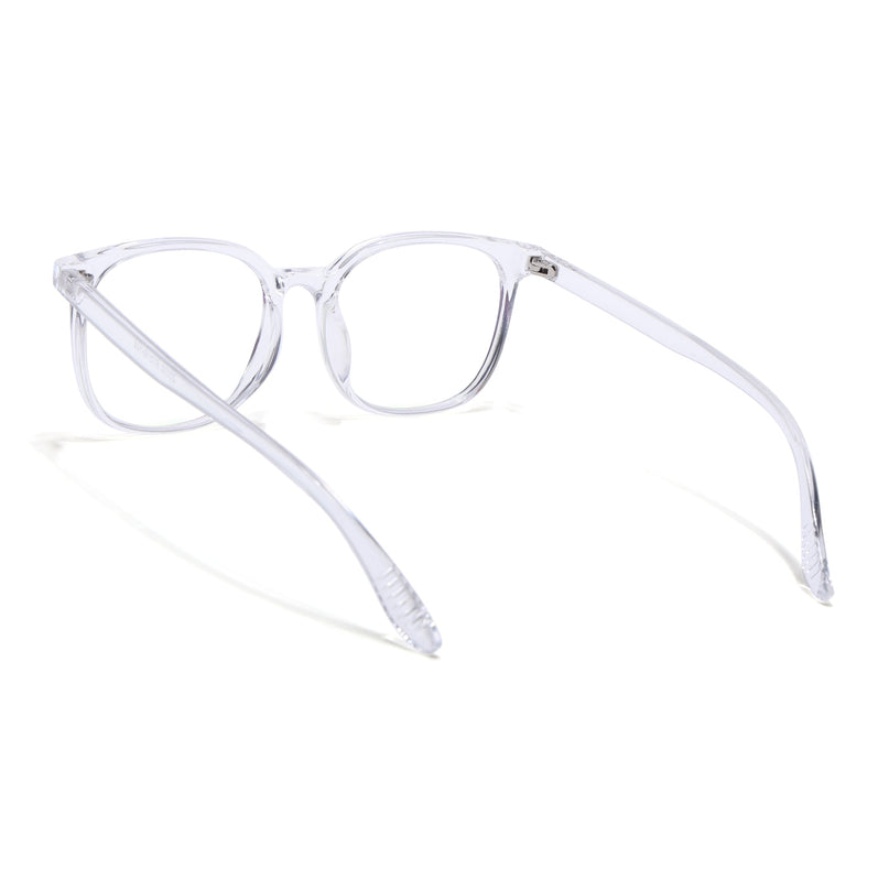 Eyejack Canment Transparent Round Eyeglasses for Men & Women (CM20030FCL1886-C9)