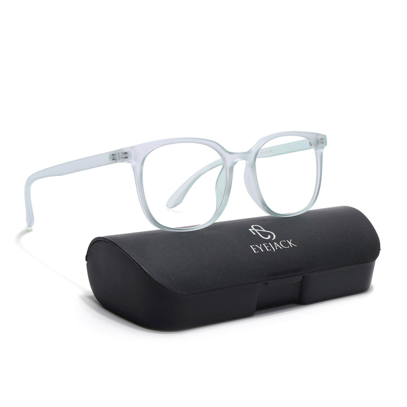 Eyejack Canment Sea Green Round Eyeglasses for Men & Women (CM20030FCL1887-C10)