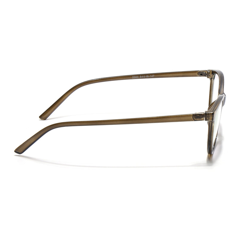 Eyejack Canment Olive Cateye Eyeglasses for Women (CM2363FCL1768-C3)