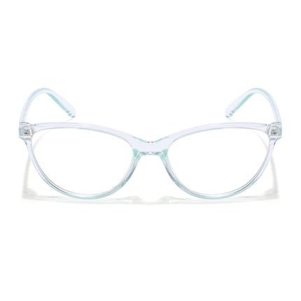 Eyejack Canment Sea Green Cateye Eyeglasses for Women (CM2363FCL1769-C4)