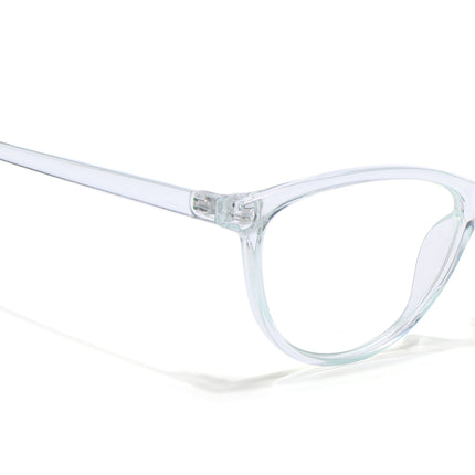 Eyejack Canment Sea Green Cateye Eyeglasses for Women (CM2363FCL1769-C4)