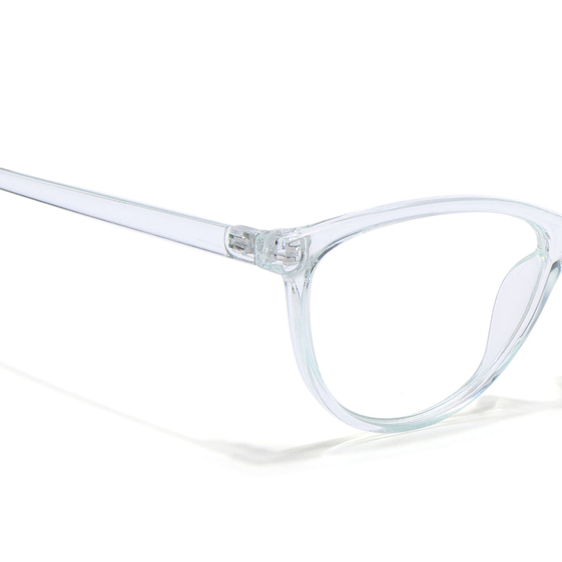 Eyejack Canment Sea Green Cateye Eyeglasses for Women (CM2363FCL1769-C4)