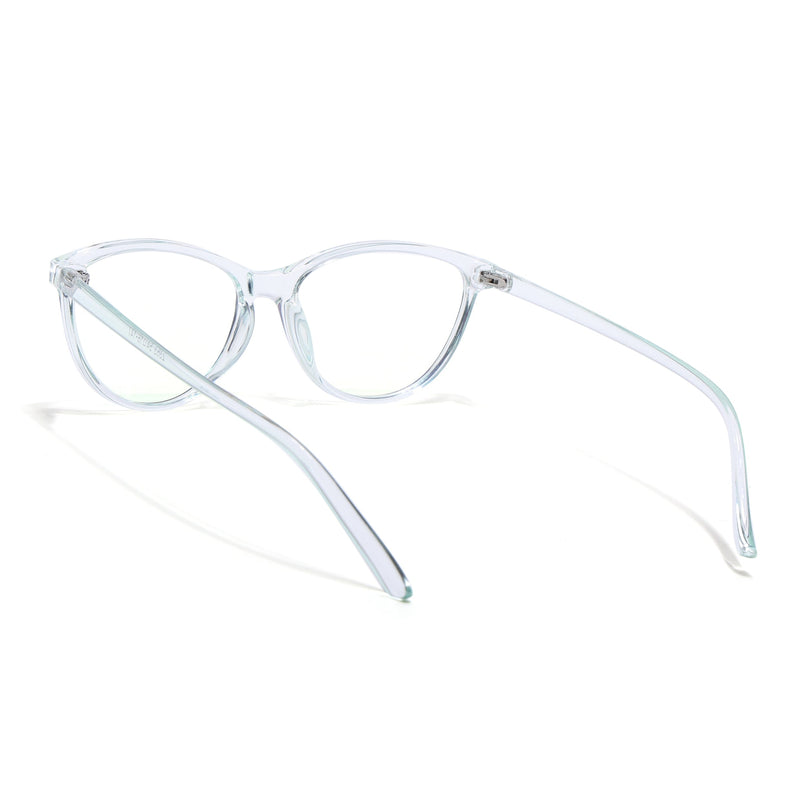 Eyejack Canment Sea Green Cateye Eyeglasses for Women (CM2363FCL1769-C4)