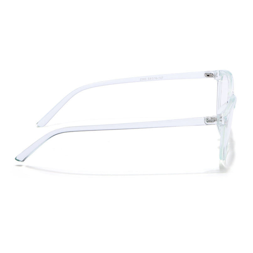 Eyejack Canment Sea Green Cateye Eyeglasses for Women (CM2363FCL1769-C4)