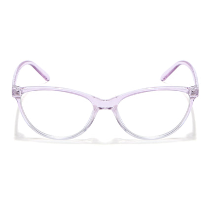 Eyejack Canment Light Purple Cateye Eyeglasses for Women (CM2363FCL1771-C6)