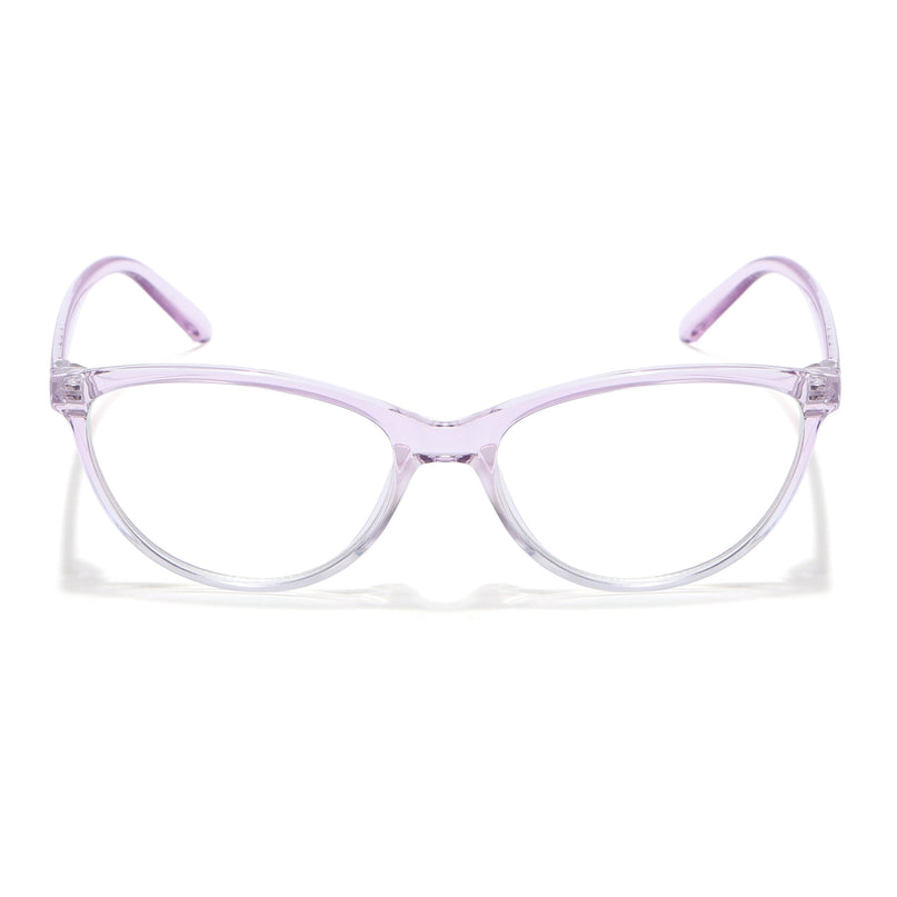 Eyejack Canment Light Purple Cateye Eyeglasses for Women (CM2363FCL1771-C6)