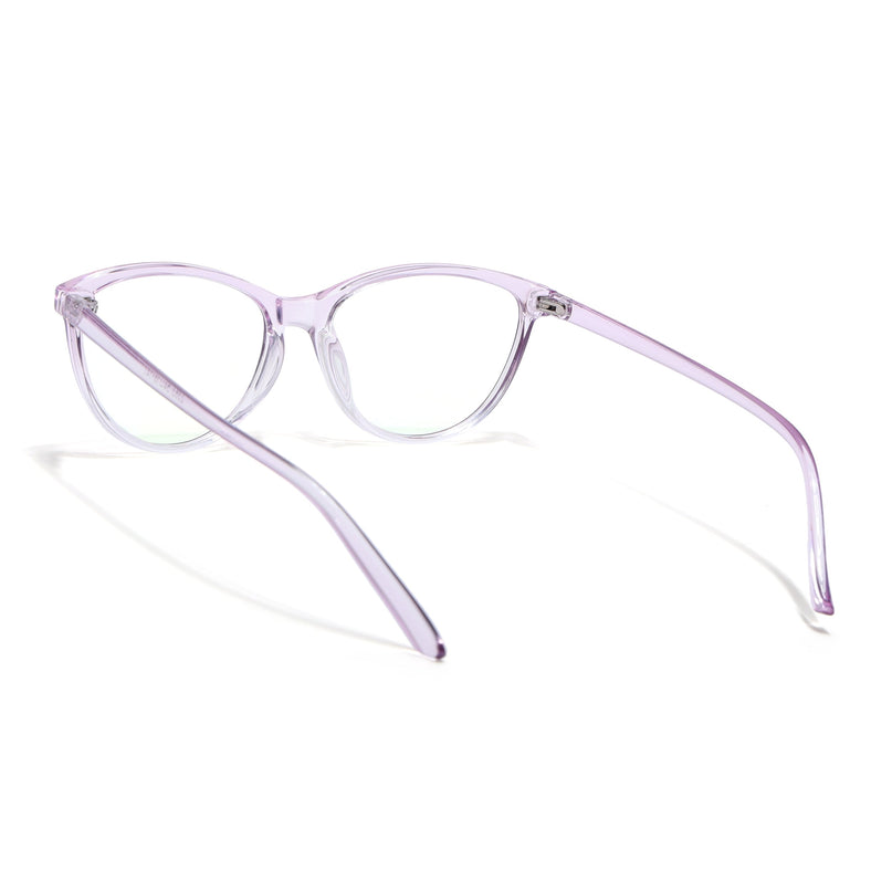 Eyejack Canment Light Purple Cateye Eyeglasses for Women (CM2363FCL1771-C6)