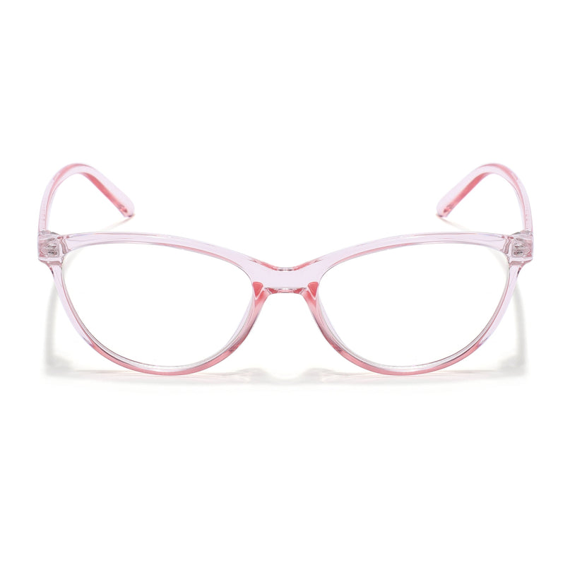 Eyejack Canment Pink Cateye Eyeglasses for Women (CM2363FCL1772-C7)
