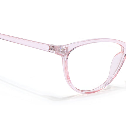 Eyejack Canment Pink Cateye Eyeglasses for Women (CM2363FCL1772-C7)