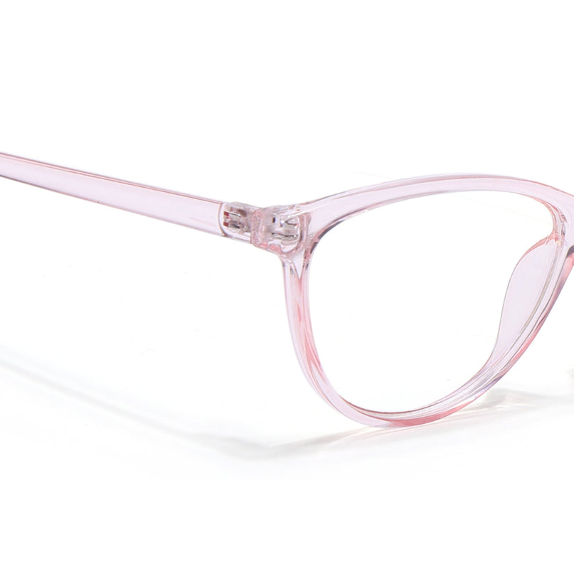 Eyejack Canment Pink Cateye Eyeglasses for Women (CM2363FCL1772-C7)